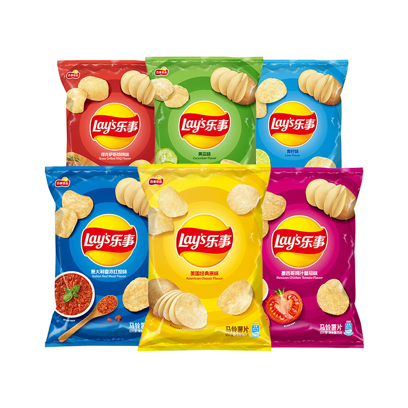 乐事薯片75g经典原切百事零食