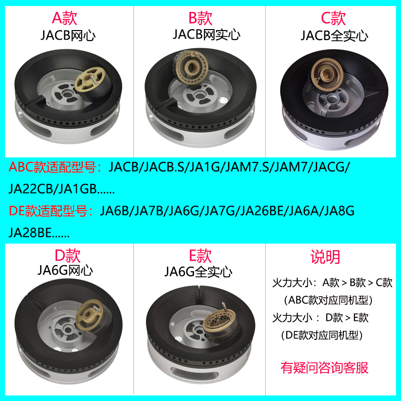 适用方太JA系列火盖小火分火器