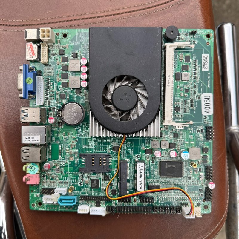 议价-可维修 I3-4005U工控主板EKY QM9400-I3