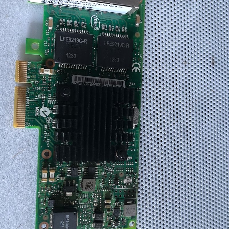 议价-可维修Intel I350-T4四口千兆网卡，PCI-E接口，功能