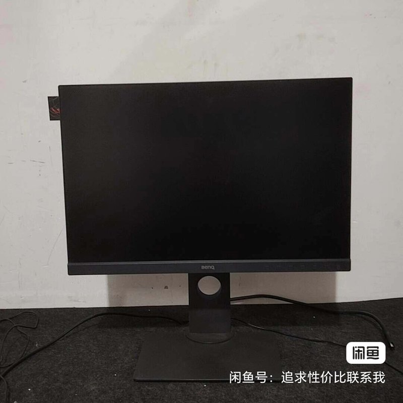 议价-可维修闲置一台明基BenQ显示器 SW240专业摄影显示屏幕 24