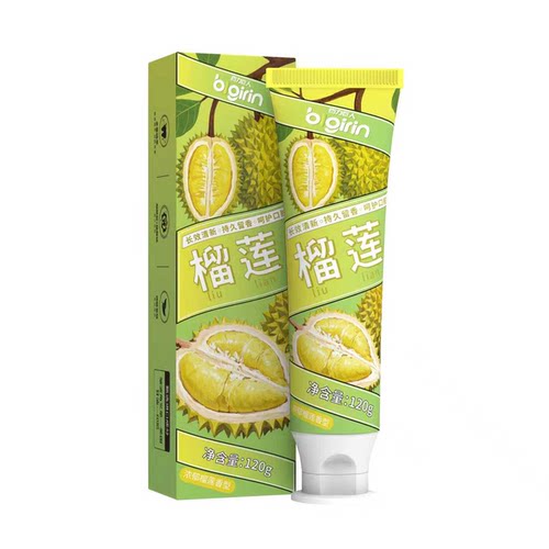 【榴莲味】BlGirin百力巨人亮白清新净齿牙膏榴莲味