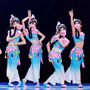 梨园俏花旦演出服戏服翎兮舞蹈服京剧戏曲服梨园春小花旦表演服装