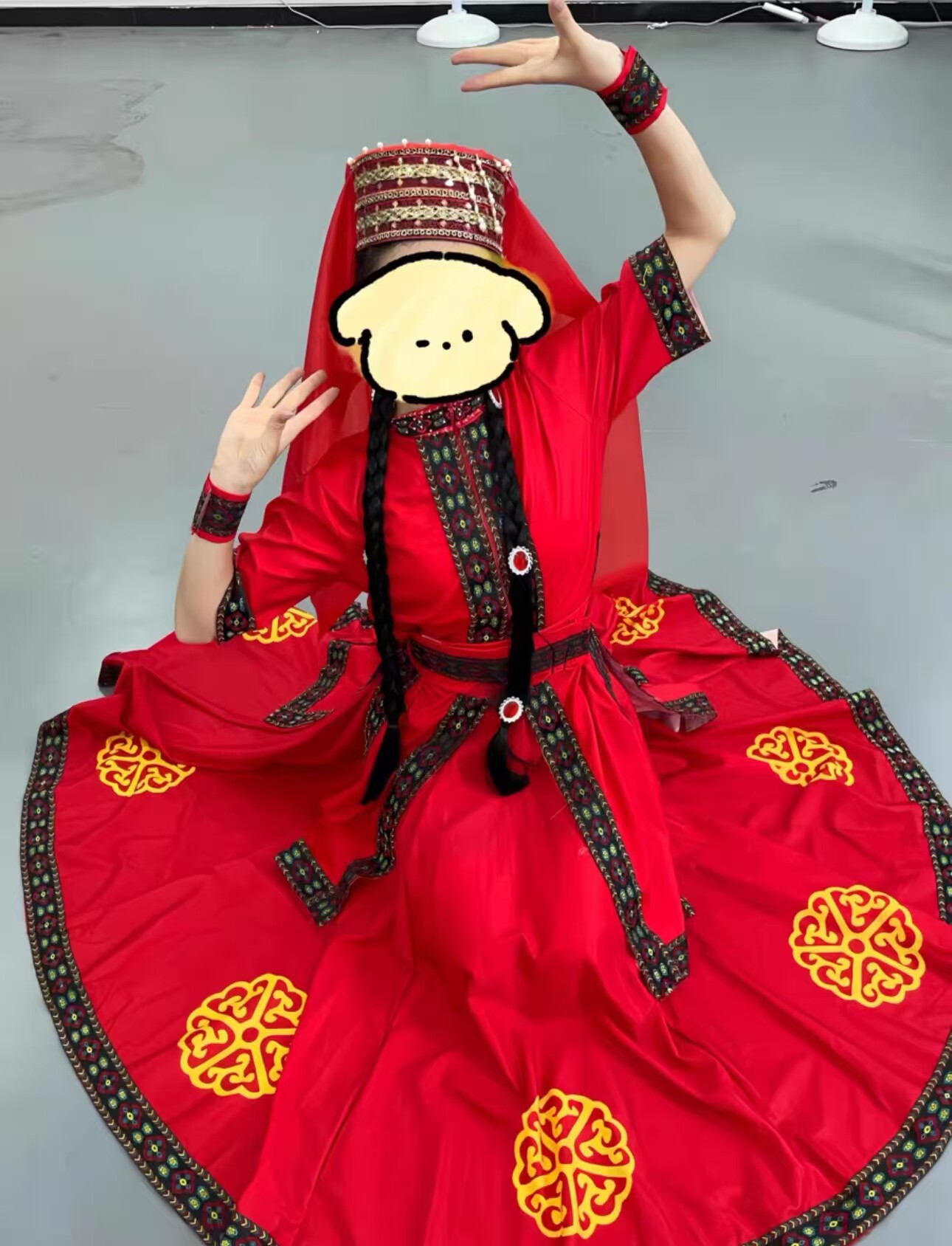 舞蹈服膺之舞演出服帕米尔少女表演服新疆民族艺考服