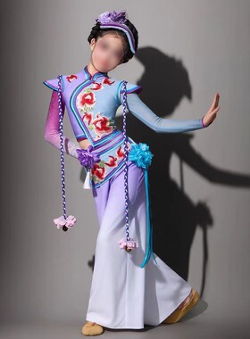 羌族尔玛剧目舞表演服艺考独舞