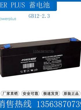 POWERPLUS 蓄电池 GB12-2.2(12V2.2AH/20HR) 监控/船舶/医疗仪器