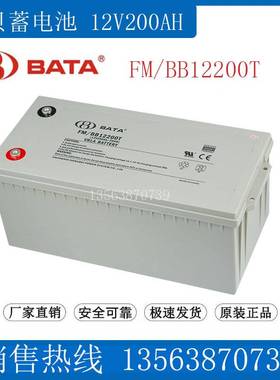 鸿贝蓄电池FM/BB12200T 太阳能/UPS电源直流屏 BABT电瓶12V200AH