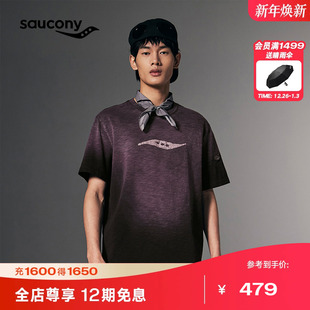 针织衫 运动舒适透气短袖 BELL系列情侣夏季 Saucony索康尼NATHAN