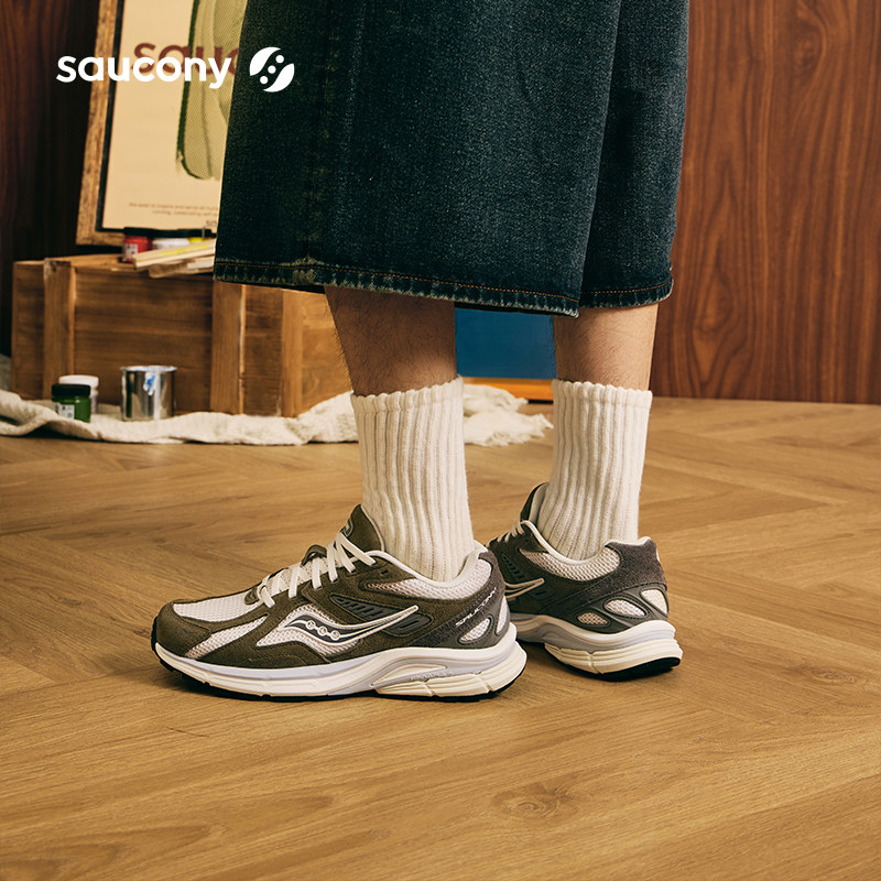 Saucony索康尼官方KINVARA 4RE男女复古情侣厚底休闲运动鞋跑鞋k4