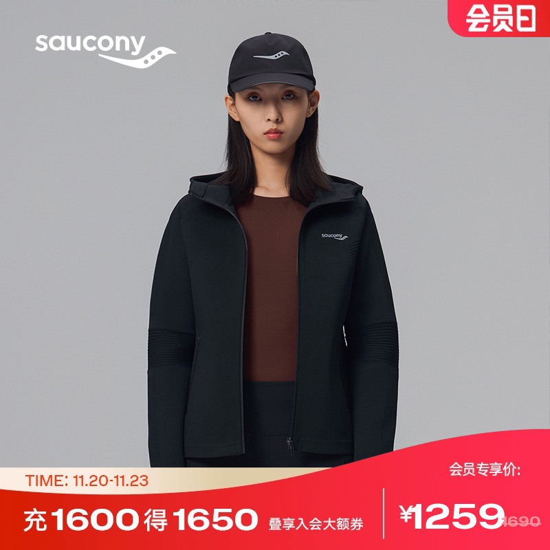 索康尼女子户外连帽外套