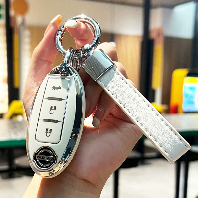 日产14代轩逸车钥匙套天籁蓝鸟骊威尼桑奇骏逍客骐达劲客保护壳扣