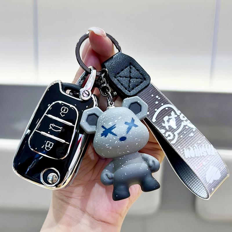 适用起亚K2K3汽车钥匙套福瑞迪智跑凯绅k4焕驰kxcross包kx7壳扣女