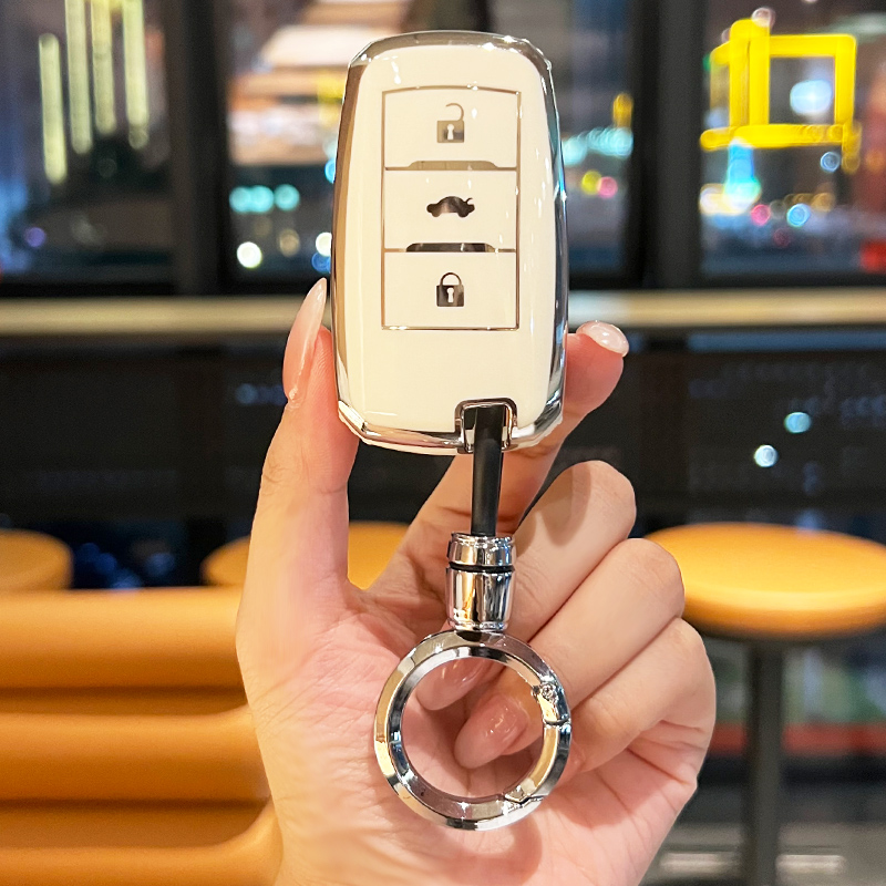 适用长安cs75钥匙套cs55壳cs35锐程cc睿骋悦翔v7逸动汽车包扣plus