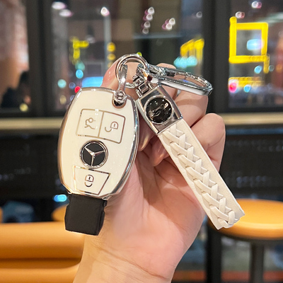 奔驰c260L钥匙套女c200l壳a180L扣glc260包gla车e300l保护glk300
