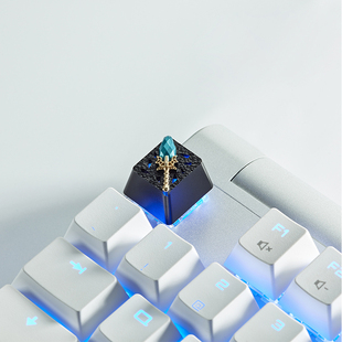 HolyOOPS个性定制 DOTA2蓝杖跳刀游戏道具键帽电竞外设通用金属铝
