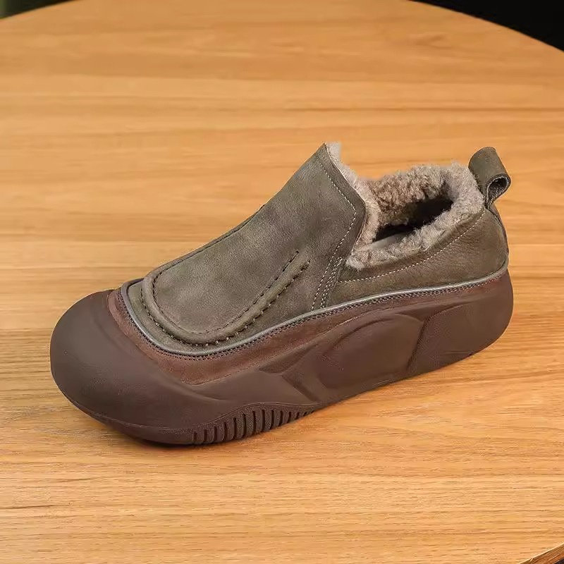 品牌鞋厚底毛毛鞋女2025年新款外穿加绒保暖棉鞋一脚蹬休闲乐福鞋,女鞋,深口单鞋,淘宝优惠券,粉丝福利购,淘宝优惠卷