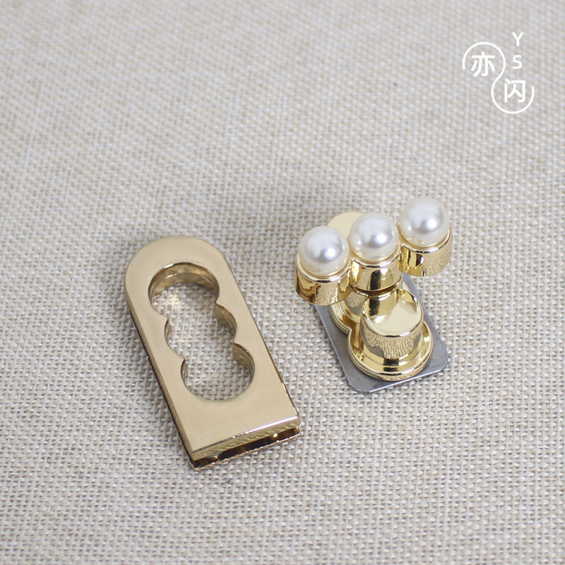 REPAIR BAG LOCK ACCESSORIES BAG LOCK METAL SCREW LOCK TRANSFORMATION BAG HARDWARE LOCK BUCKLE FIXED SINGLE