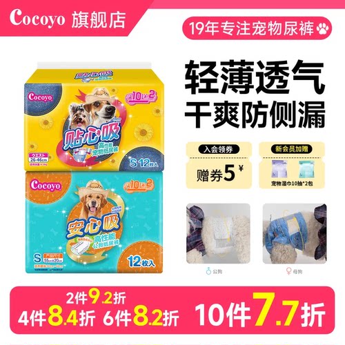 cocoyo泰迪宠物礼貌带生理裤