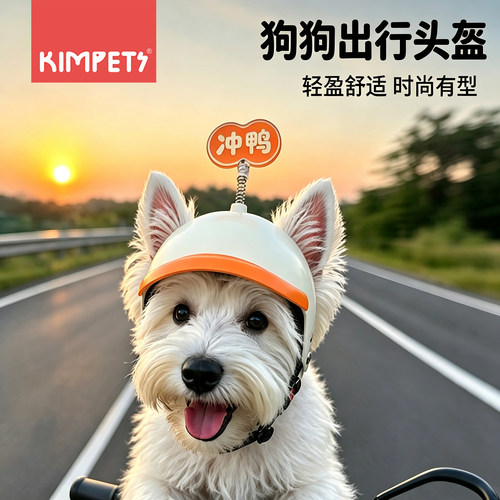 狗狗头盔外出遮阳帽宠物帽子