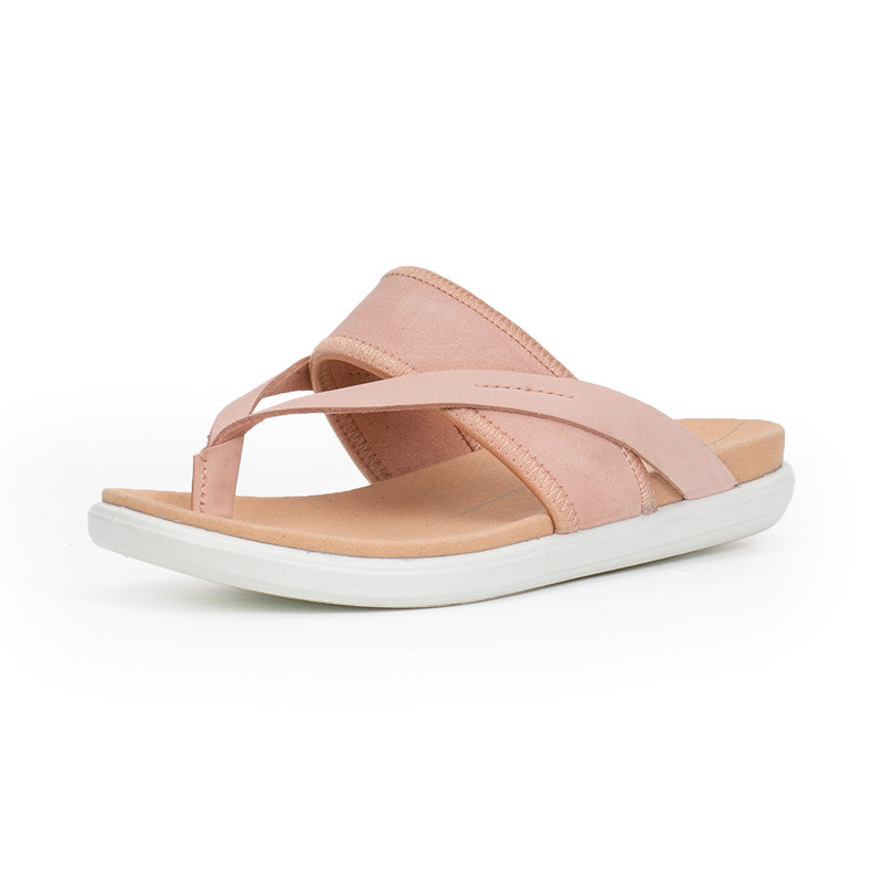 【断码清仓】ECCO爱步女平底舒适百搭轻便耐穿凉拖人字拖 209263