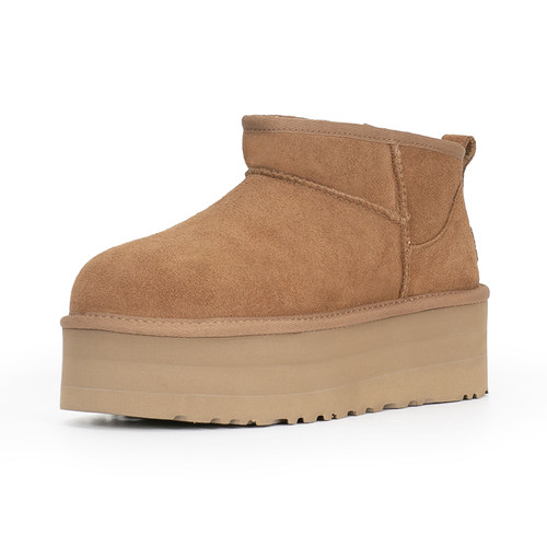 UGG 加厚底迷你短筒雪地靴