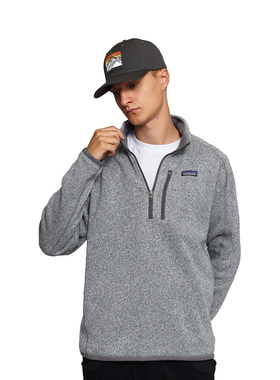 Patagonia巴塔哥尼亚Better Sweater男士户外保暖套头抓绒衣25523