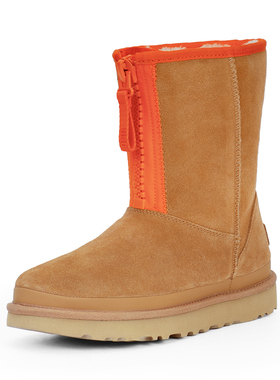 【断码清仓】UGG女款ZIPPER拉链款经典中筒雪地靴保暖靴1144035