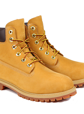 Timberland添柏岚女鞋户外经典高帮大黄靴12909W宽版