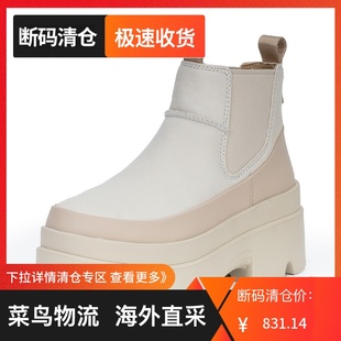 清仓 UGG女款 断码 BRISBANE防水厚底切尔西靴雪地靴短靴1143842