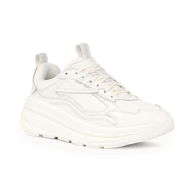 ugg女圆头简约舒适百搭休闲小白鞋厚底时尚系带老爹鞋1142630