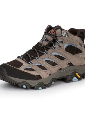 MERRELL迈乐MOAB 3 MID GTX女款运动徒步鞋专业防水透气登山鞋