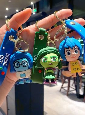 New 3d Anime Figures Keychain Doll Toys Car Bag Pendant Brai