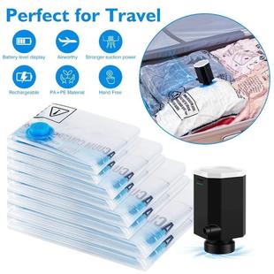 Vacuum Storage Bags 10/18Pc Space Saver Bag for Travel Cloth