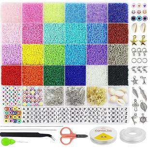 16800Pcs/Box 2mm Clay Bracelet Beads for Jewelry Making Kit