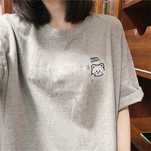 品牌外贸撤回尾货清仓捡漏~潮牌夏季短袖T恤男装女装纯棉短袖T恤