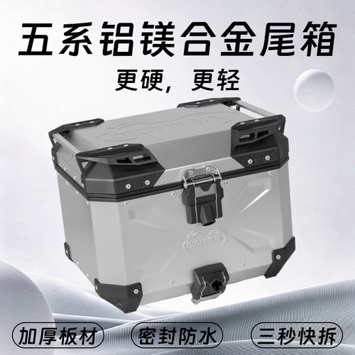 摩托车铝合金尾箱适用无极ds625x三箱ds500x边箱后备箱后尾箱
