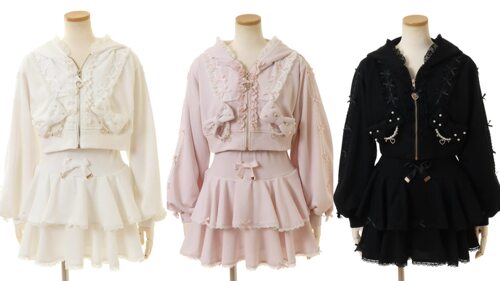 【再贩预约】十音日代lizlisa 运动服蝴蝶结卫衣套装2件套