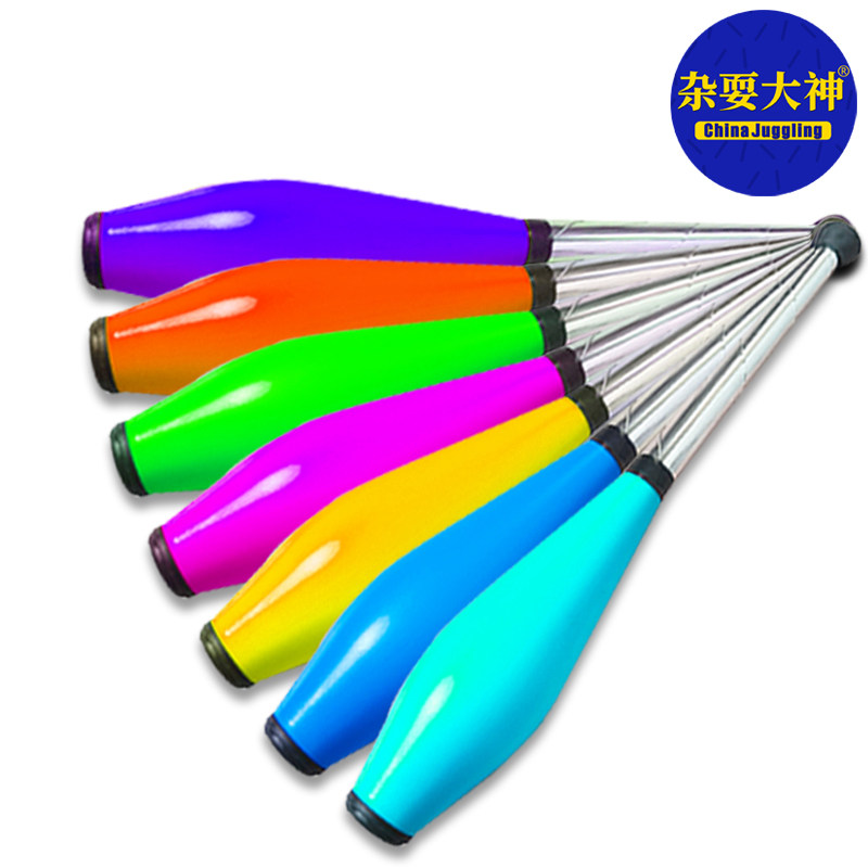 进口软柄杂耍棒捷克棒专业杂技杂耍小丑表演道具送杂耍教学包教会