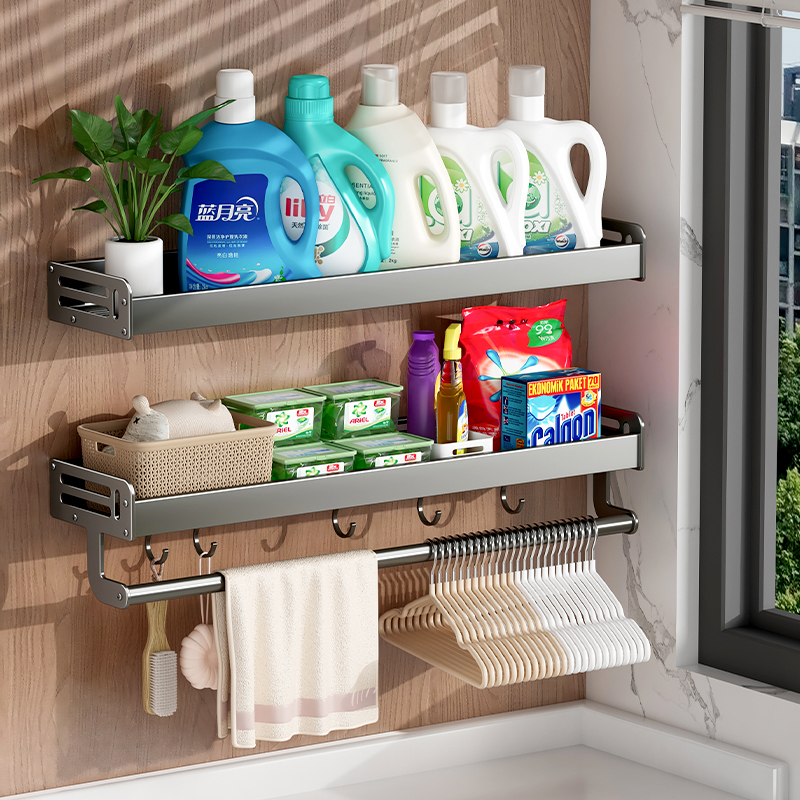 阳台洗衣池台上放洗衣液架子置物