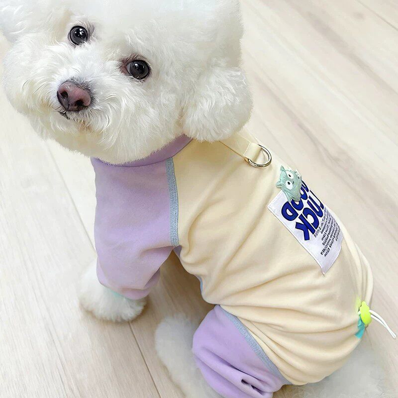 2026新款小狗狗衣服小型犬比熊泰迪雪纳瑞可牵引宠物四脚衣服秋冬