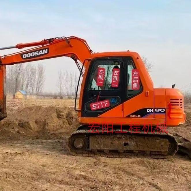 大宇DH80GOLD挖掘机驾驶室前上下后挡推拉左右门窗门挡风玻璃