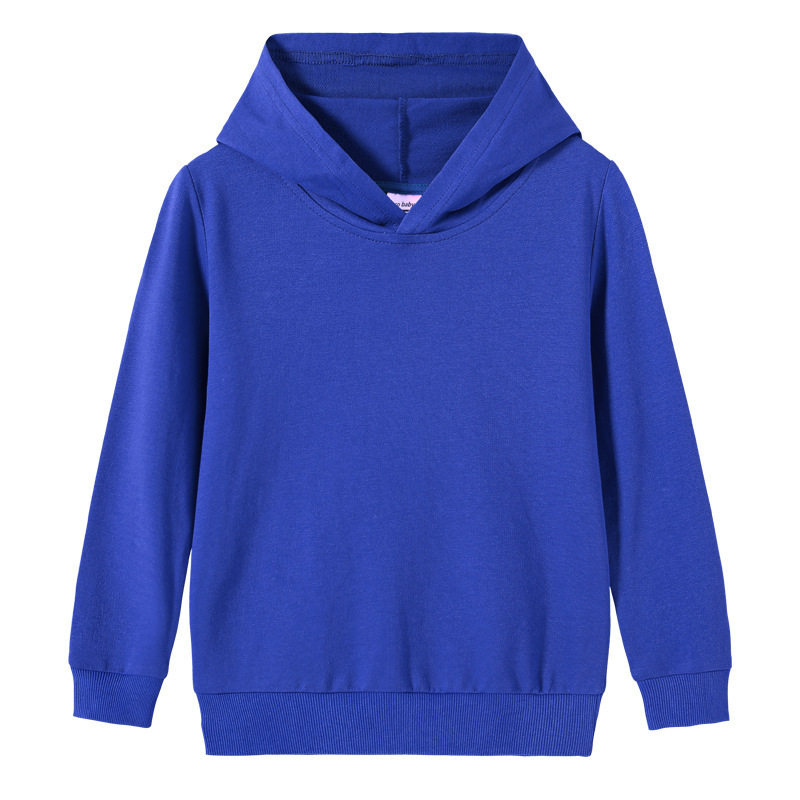 儿童春装外套2026春季新款男女童连帽卫衣中大童纯棉长袖上衣纯色