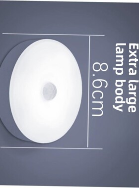 PIR Motion Sensor LED Night Light USB Rechargeable Lamp