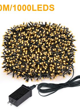10M-100M LED Christmas Lights Outdoor LED String Garland Lig