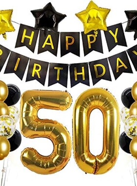 30th 40th 50th 60th birthday decorations Number Balloons