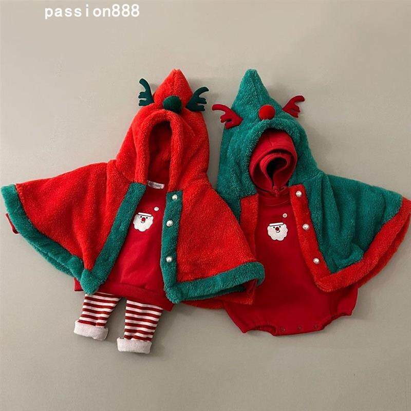 Childrens T-shirt Instagram Christmas long sleeved top上衣