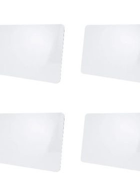 4Pcs Small Whiteboard Desktop Board Smooth Surface Erasable