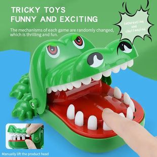 For Kids Alligator Crocodile Finger Toys Biting Dentis Teeth