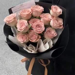 永生花卡布奇诺玫瑰仿真花束香皂花情人节告白送女友闺蜜生日礼物