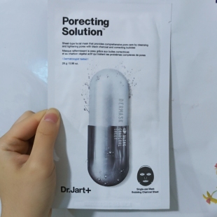 清洁控油水油平衡 1片 韩国 毛孔平衡泡泡黑面膜